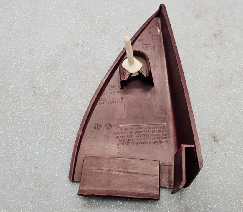 🔥1996-2000 GMC YUKON FRONT DOOR MIRROR LEFT SIDE PANEL COVER OEM RED