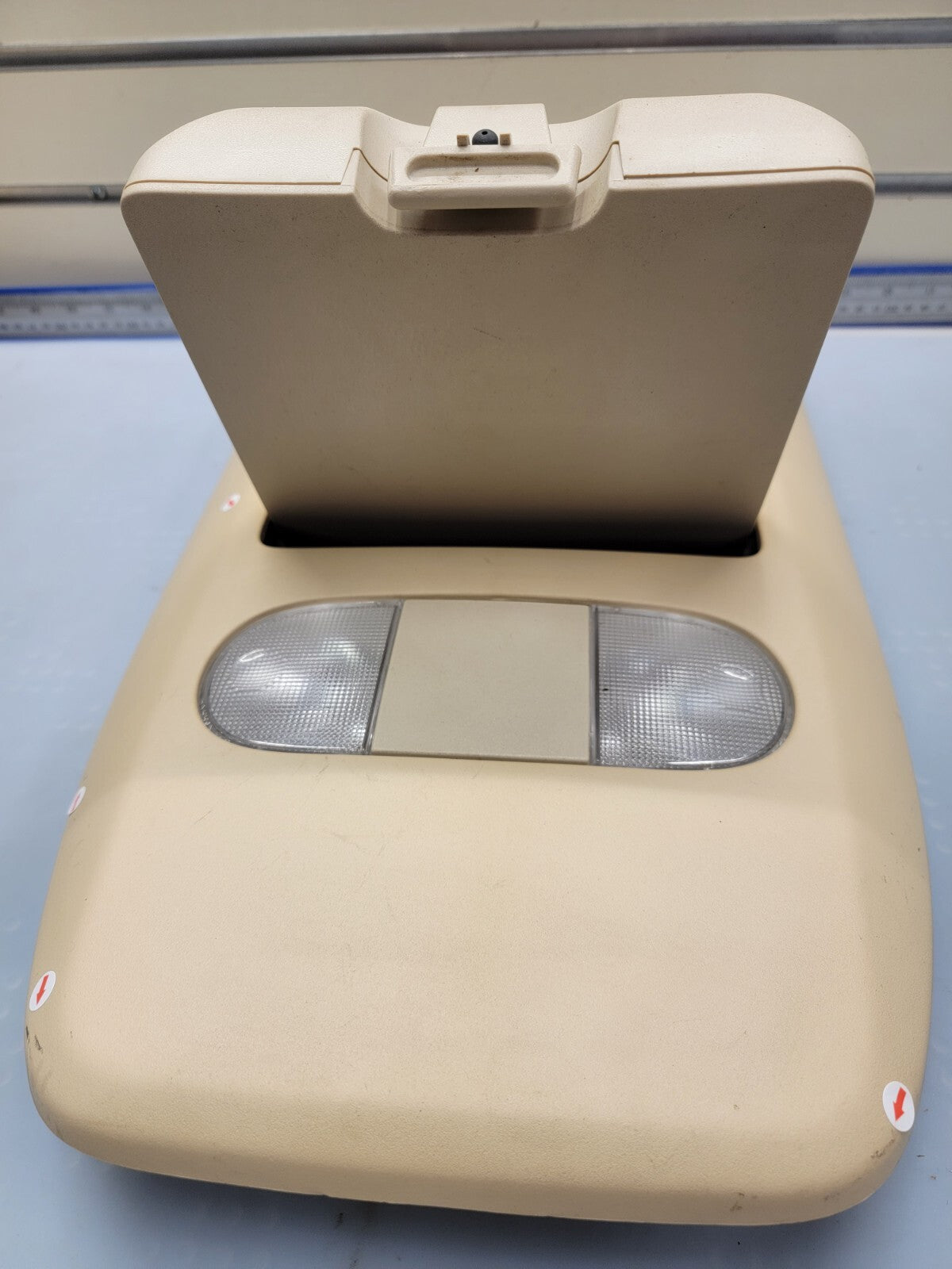 🔥04-08Ford F-150 Overhead Console DOME Map Light Lamp Roof Storage Assembly TAN