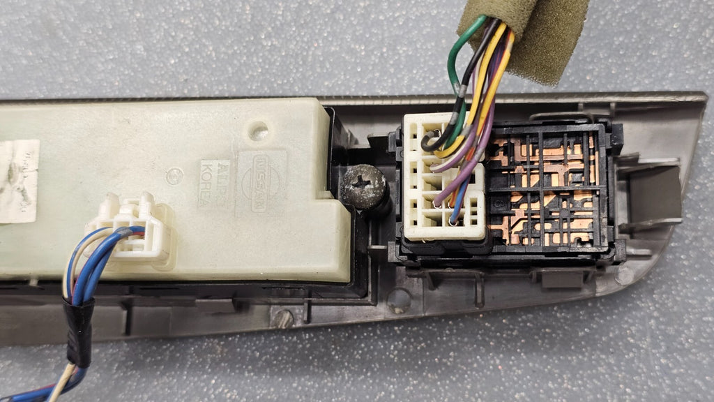 🔥02-06 Altima Left Driver Master Window Power Switch Control Assembly Tan OEM