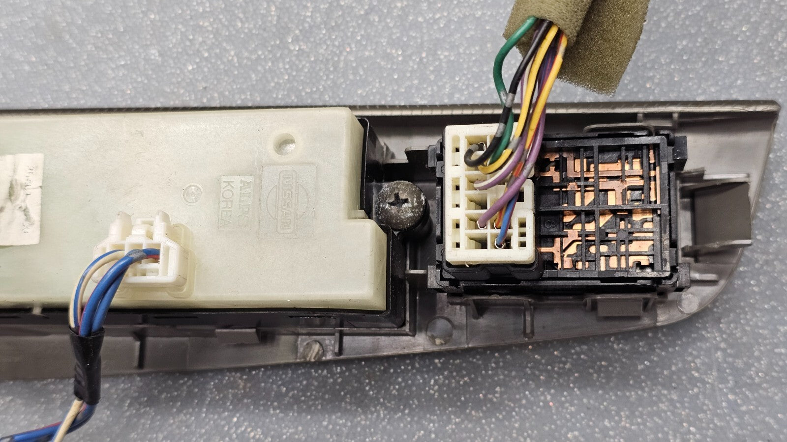 🔥02-06 Altima Left Driver Master Window Power Switch Control Assembly Tan OEM