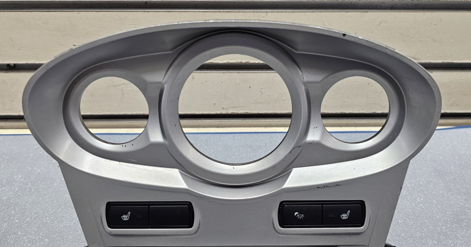 🔥14-19 FORD FIESTA CENTER CONSOLE AC CONTROL SHIFTER SHIF BEZEL TRIM Silver OEM