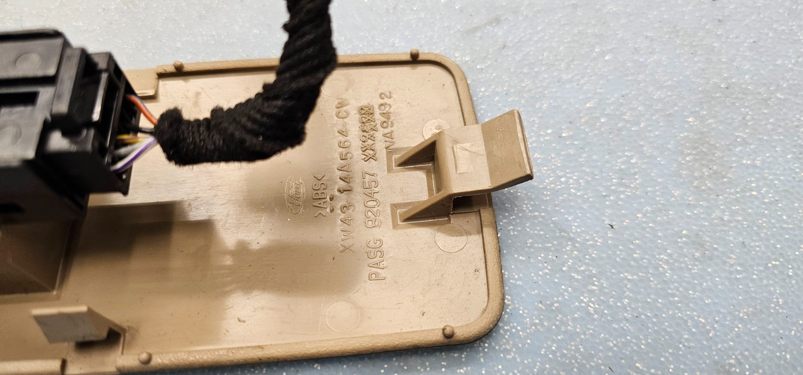 🔥00-02 Lincoln LS Front Right Passenger Power door Window Switch Tan OEM