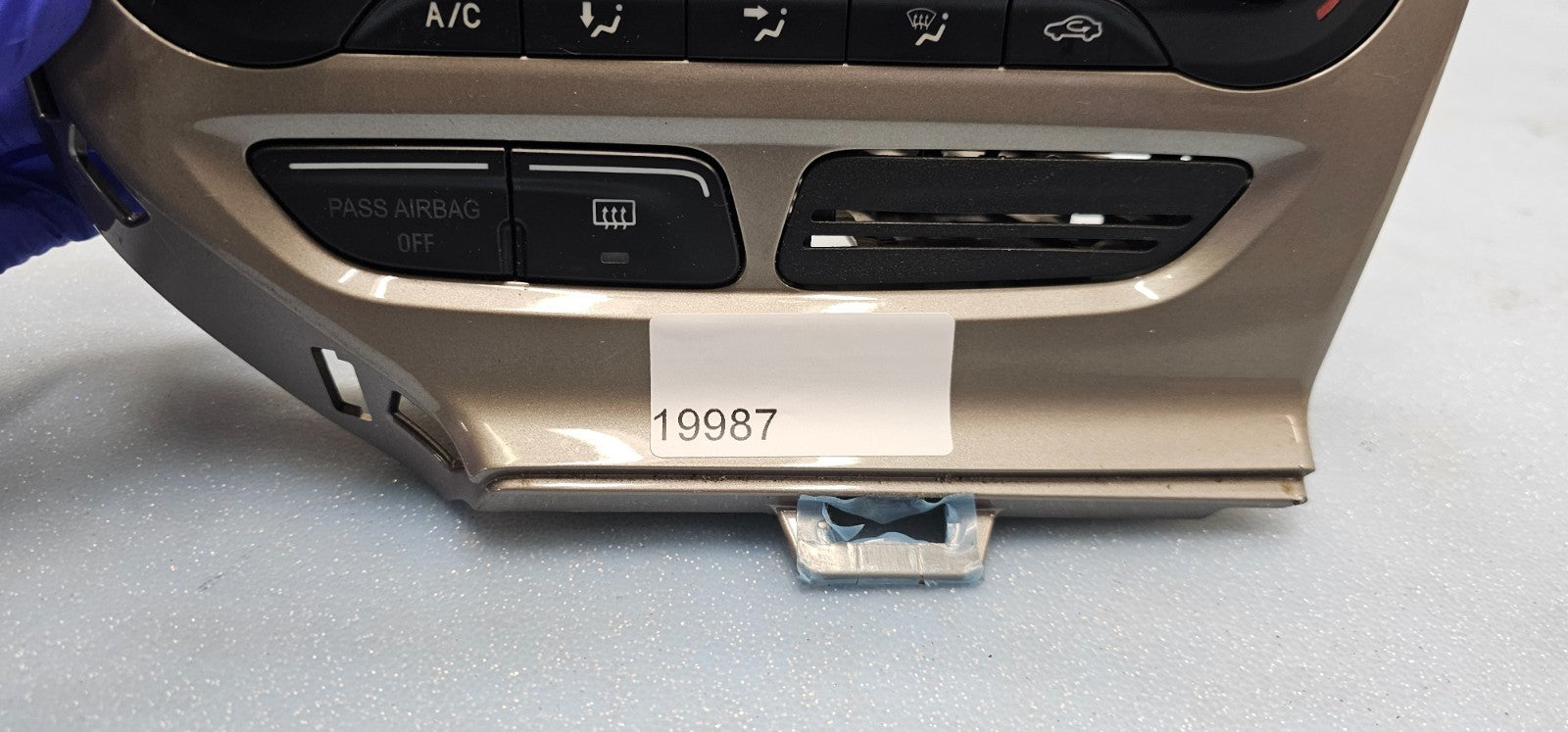 🔥12-14 FORD FOCUS A/C HEATER CLIMATE CONTROL Dash Bezel Temperature SILVER OEM