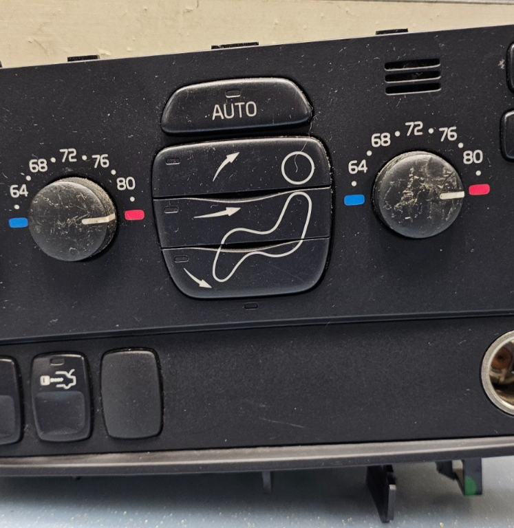 🔥01-08 Volvo S60 V70 Dash A/C AC HVAC Heater Heat Temperature Climate Control