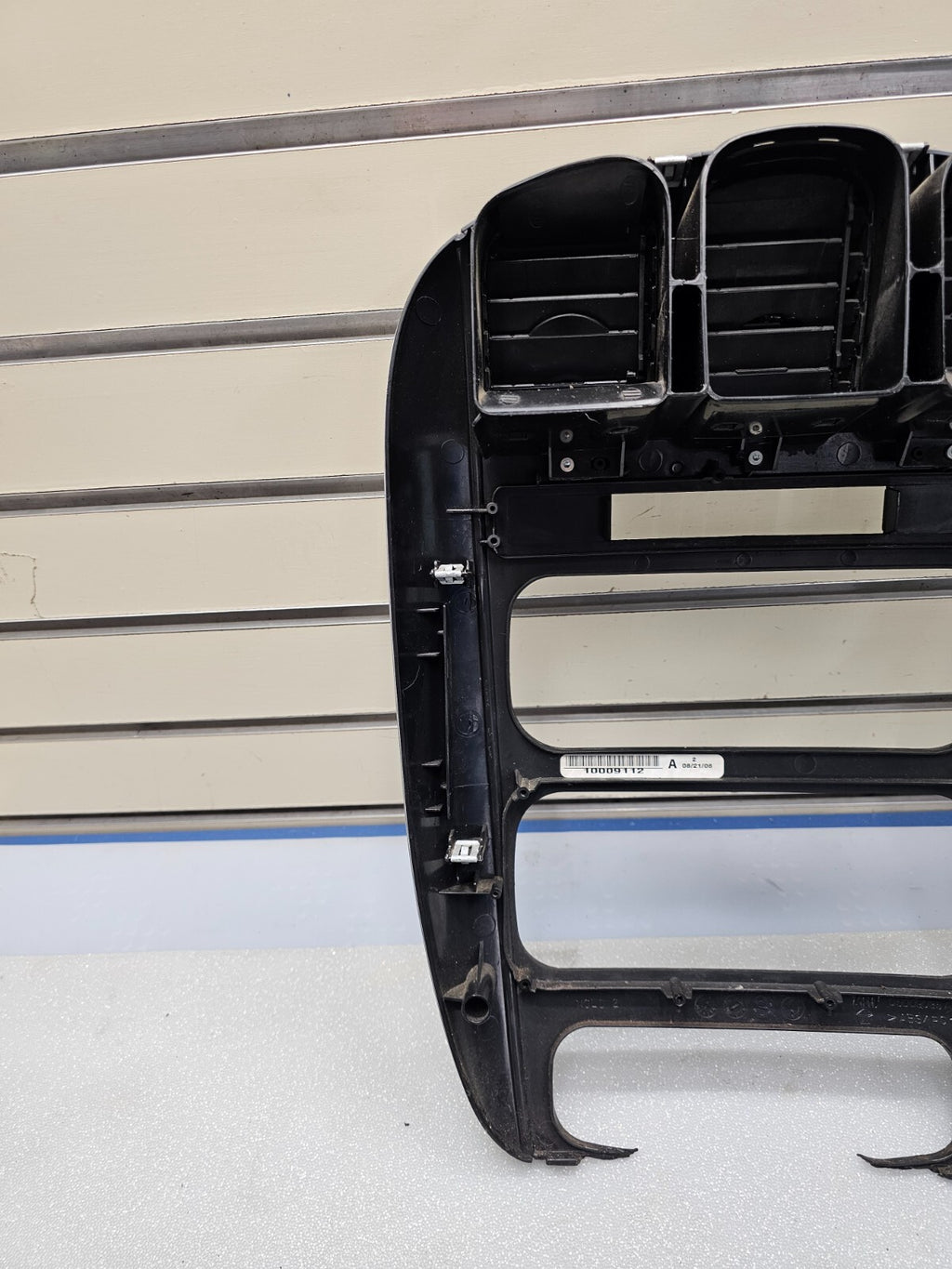 🔥01-07 Dodge Caravan Town & Country dash radio climate TRIM bezel BLACK/SILVER