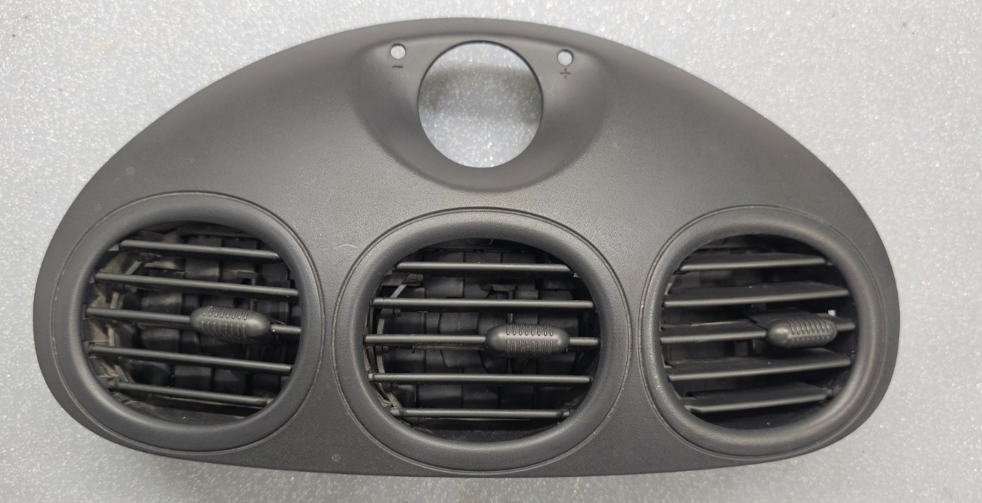 🔥98-04 Chrysler 300M Front Center Dash Air A/C Air Heater Vent W/ Clock Gray