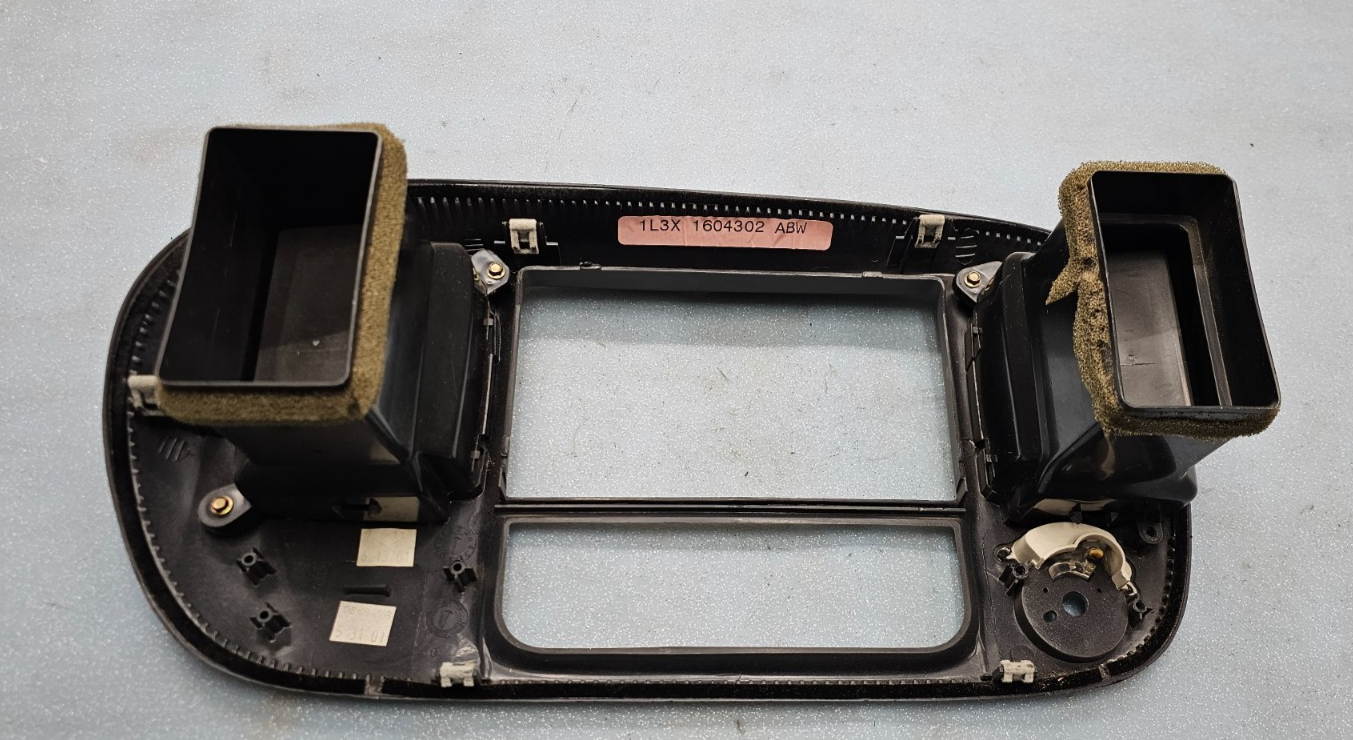🔥97-03 Ford F150 F-150 Dash Radio Stereo Climate BEZEL Trim Panel Line GRAY B1