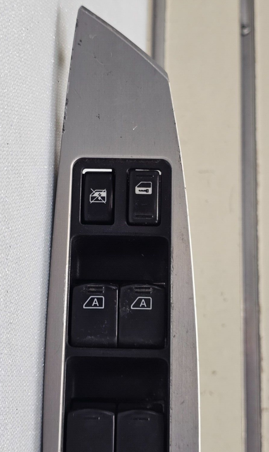 🔥03-07 NISSAN MURANO LEFT DRIVER MASTER LOCK WINDOW DOOR MIRROR SWITCH SILVER