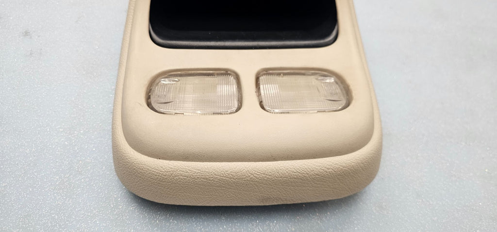 🔥94-97 Dodge RAM Front Overhead Console DOME Map Light Lamp Roof Storage Tan