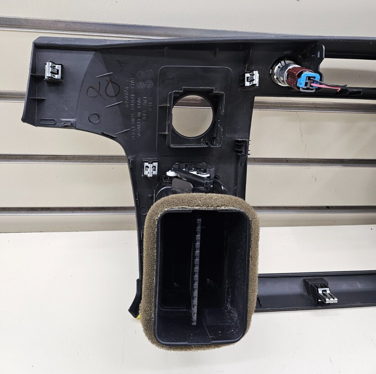 🔥07-14 Silverado SIERRA Center Dash Radio Bezel AC Climate Trim Panel Black B6