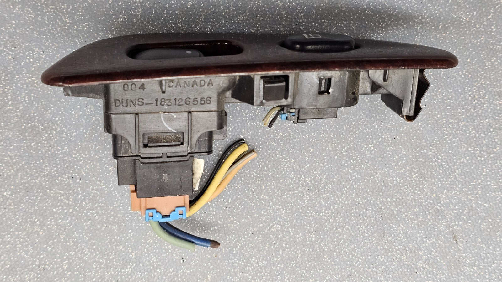 🔥04-07 Chevy Malibu Front Right Passenger Power Window Door Switch Lock Wood