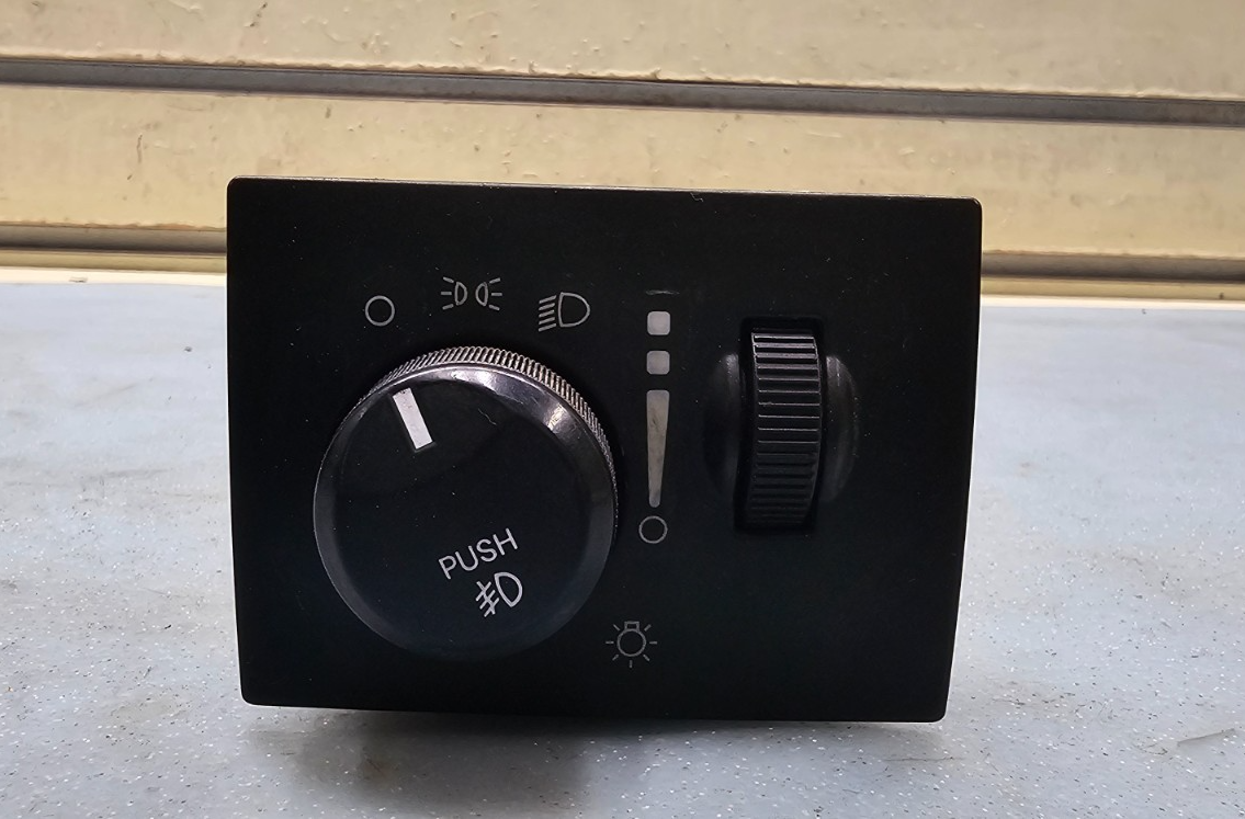 🔥05-10 Chrysler 300 Charger Magnum Headlight Switch Dimmer Assembly Black HS4