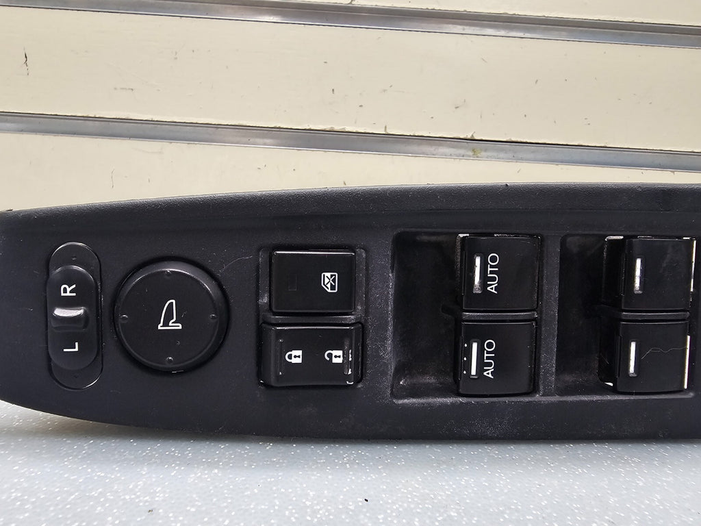 08-12 ACCORD Left Driver Door Master Power Window Lock Switch Assembly Black OEM