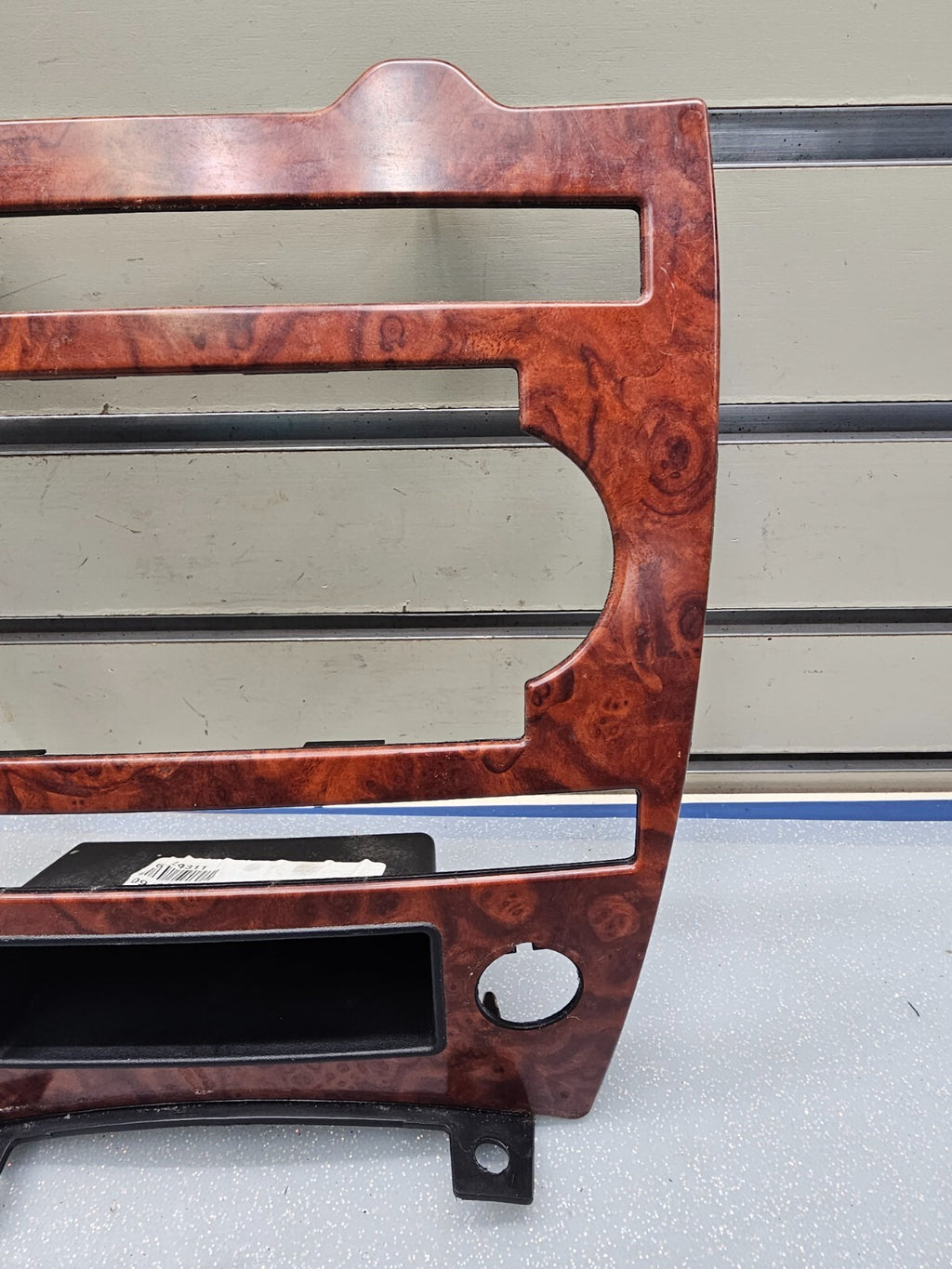 05-07 JEEP GRAND CHEROKEE DASH PANEL RADIO SURROUND TRIM BEZEL OEM B70 woodgrain