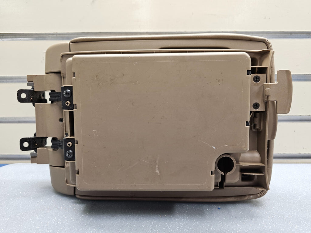 🔥01-06 Acura MDX Leather Center Console Lid Armrest Cover Top Pad Assembly Tan