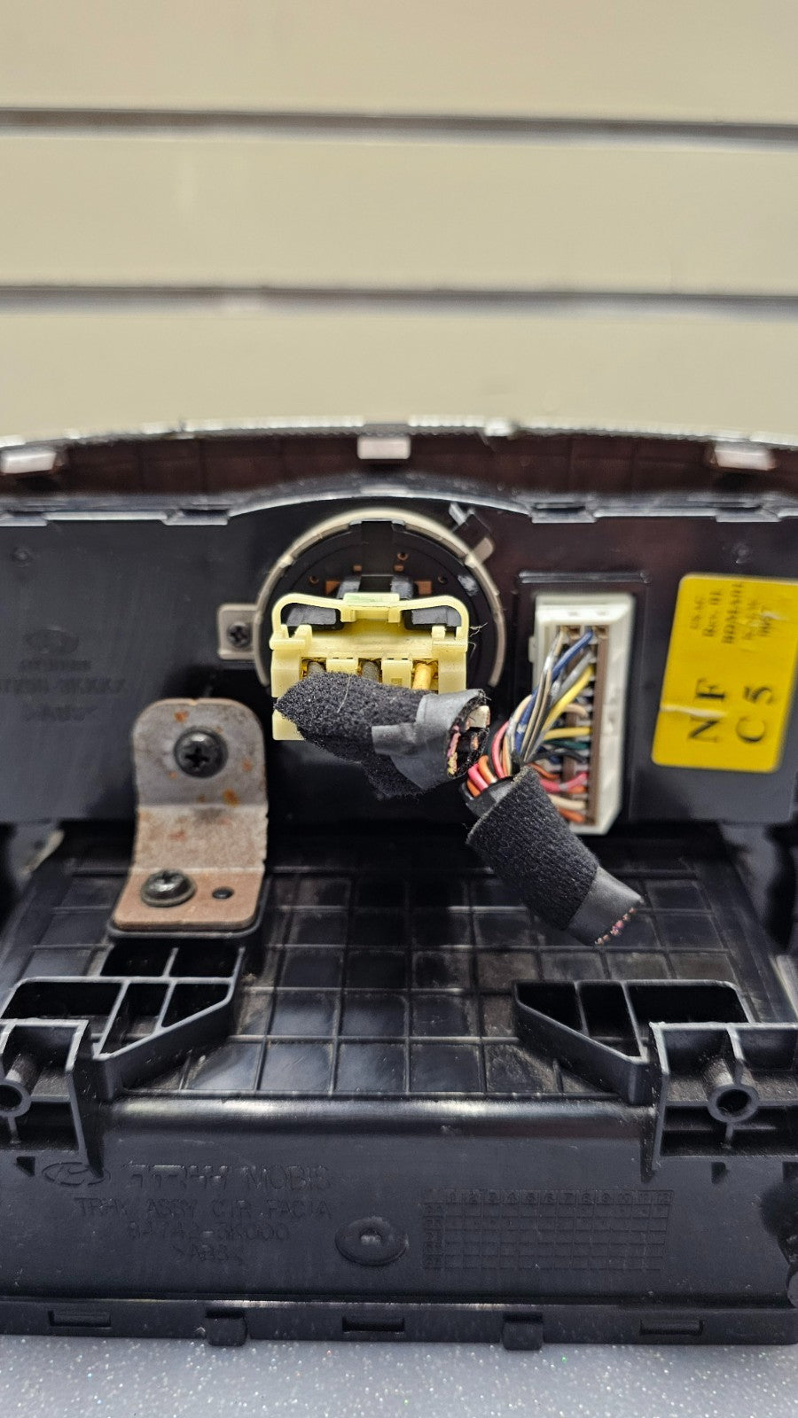 🔥06-08 HYUNDAI SONATA AC/HEAT  CLIMATE CONTROL WOODGRAIN OEM BLACK