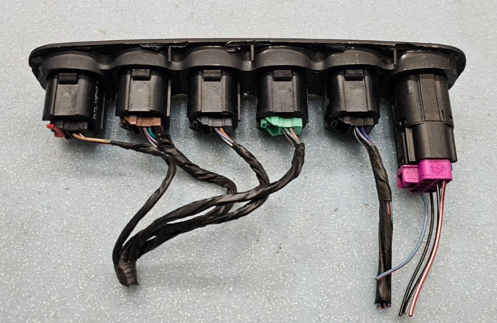 🔥2005-2007 Mercury Mariner Hazard Defrost Info Park Switch Control OEM BLACK