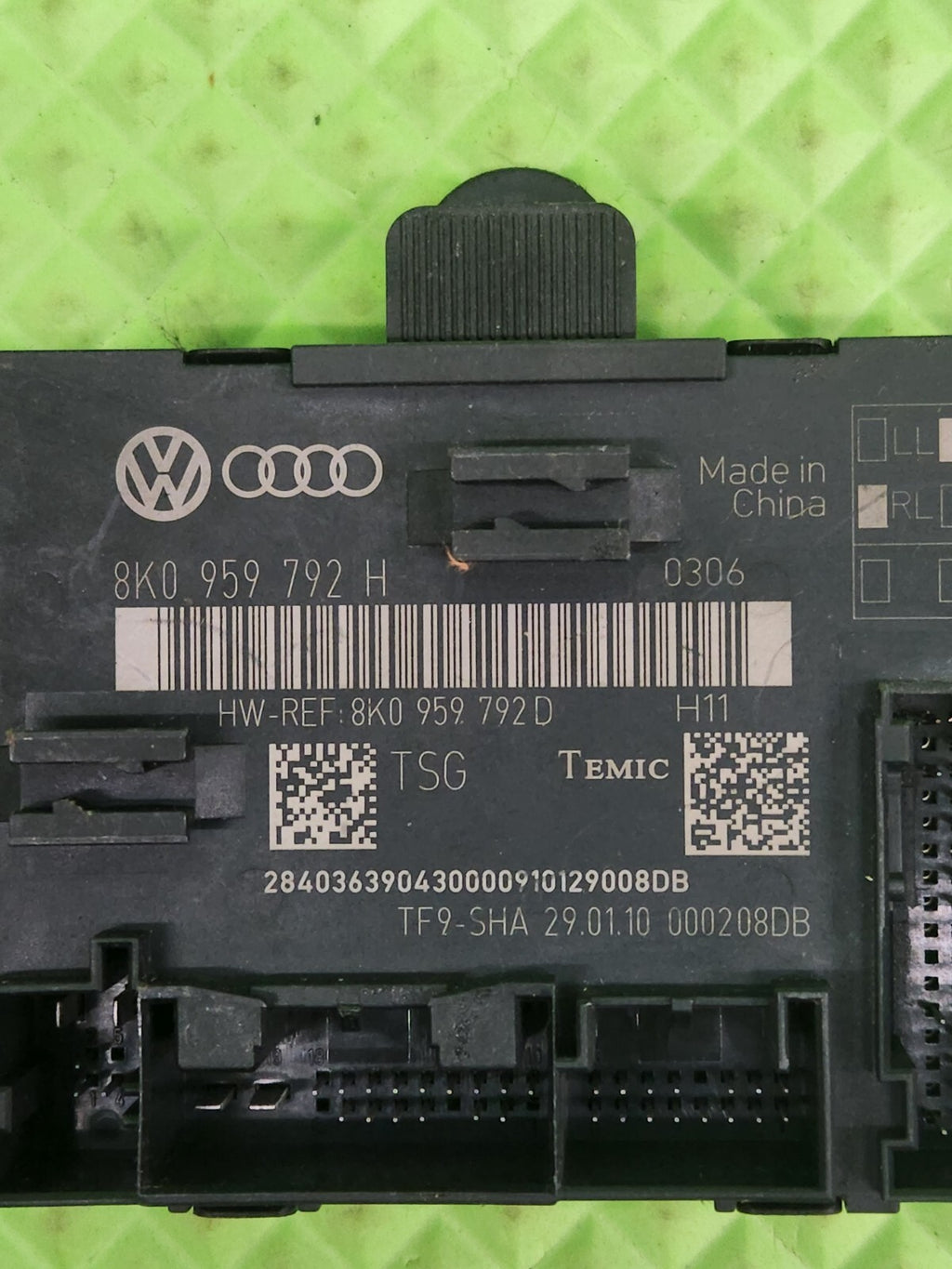 🔥09-16 AUDI A4 B8 DOOR COMPUTER CONTROL MODULE REAR RIGHT PASSENGER SIDE BLACK