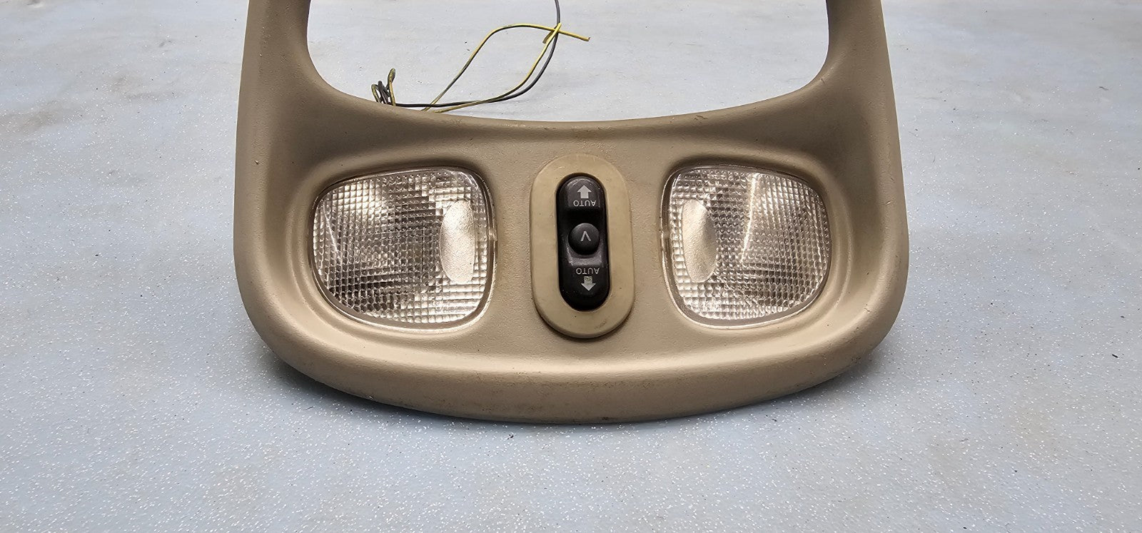 🔥06-08 Dodge Ram 1500 2500 Digital Overhead Console Display Dome Map TAN 06