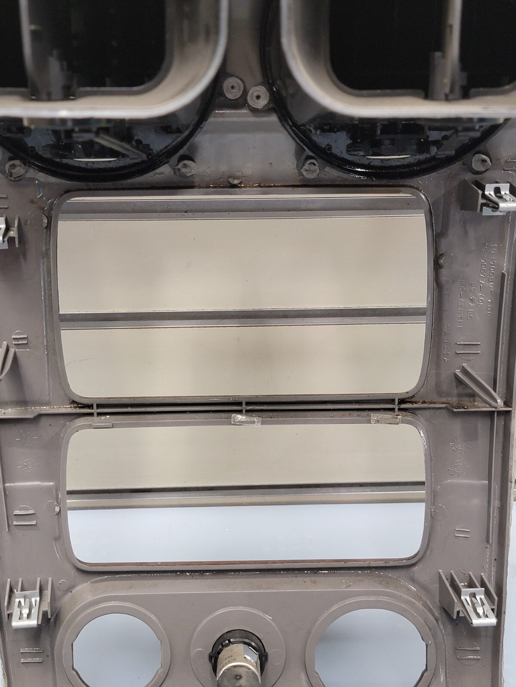 🔥03 - 08 GMC ENVOY XL WOODGRAIN FRONT UPPER RADIO DASH VENT BEZEL TRIM B45