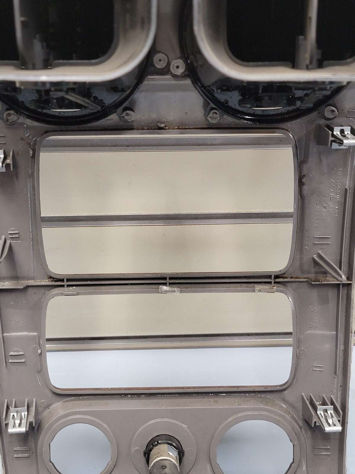 🔥03 - 08 GMC ENVOY XL WOODGRAIN FRONT UPPER RADIO DASH VENT BEZEL TRIM B45