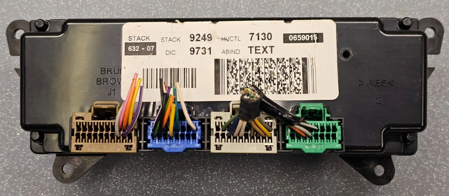 🔥09-12 CHEVY TRAVERSE DASH CENTER AC HEATER CLIMATE TEMPERATURE CONTROL UNIT
