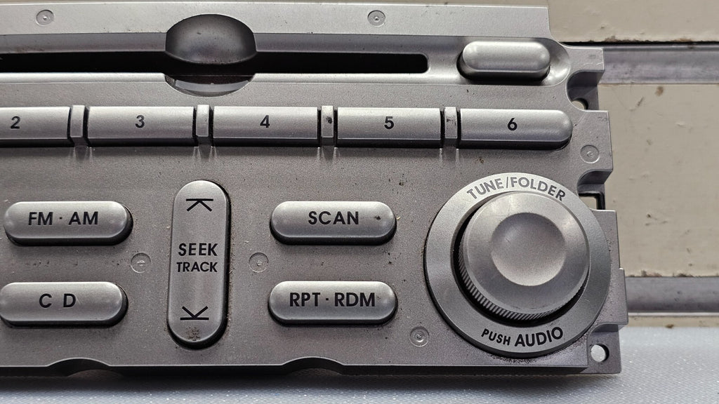 🔥08-12 Galant Dash AM FM Radio Audio Stereo Display Trim Panel Faceplate SILVER