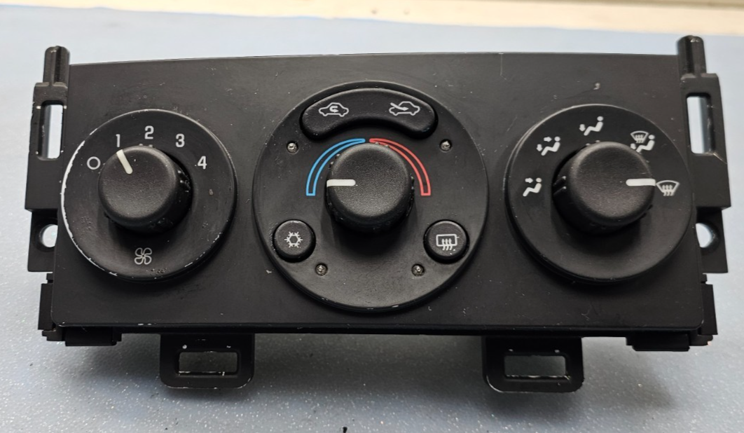 🔥04-07 Malibu Climate Control Dash AC A/C HVAC Heater Temperature Panel Black