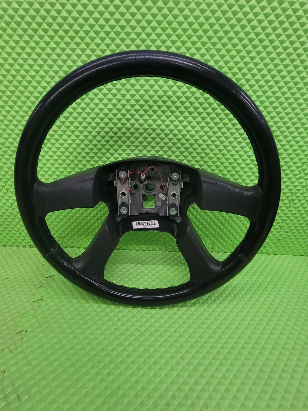 🔥03-06 SILVERADO SIERRA YUKON TAHOE SUBURBAN STEERING WHEEL LEATHER BLACK