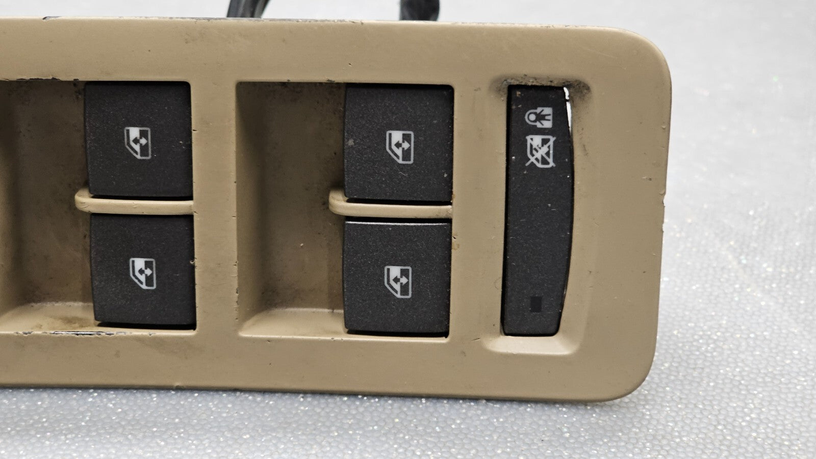 🔥10-13 Buick Lacrosse Front Left Driver Master Door Window Control Switch Tan
