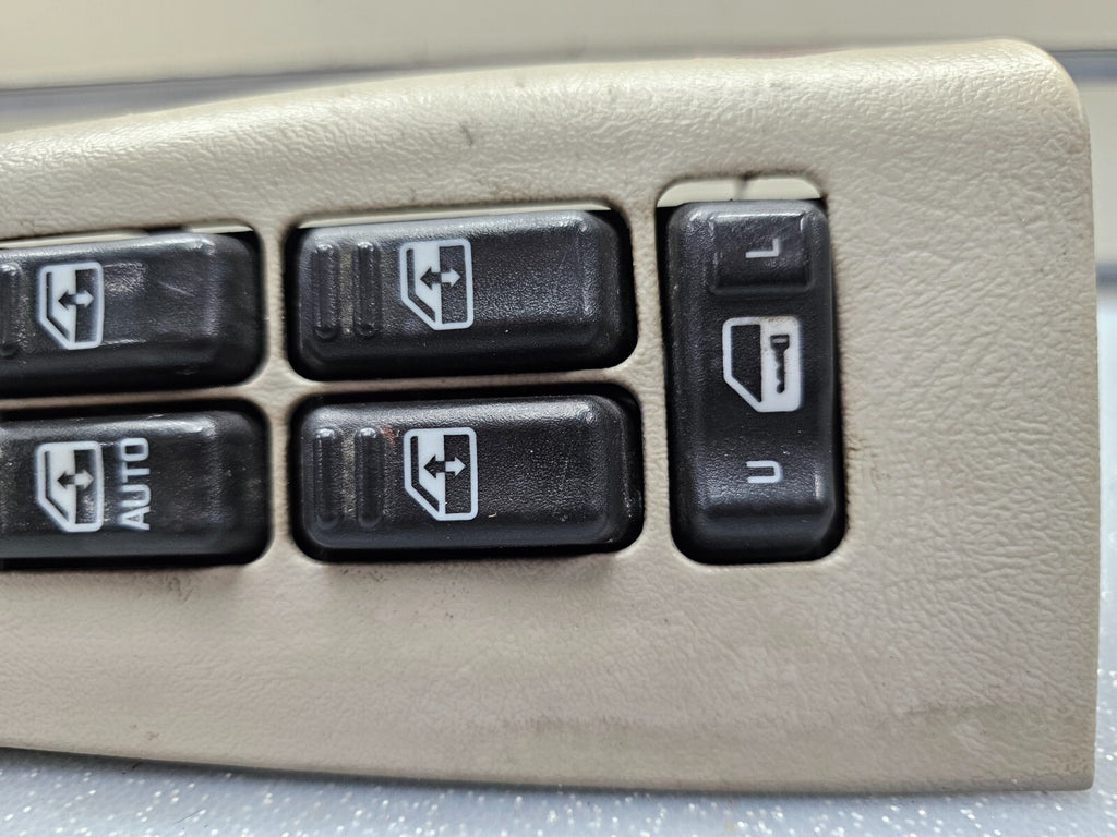 🔥99-02 Tahoe Suburban Yukon Left Driver Master Power Window Switch Assembly TAN
