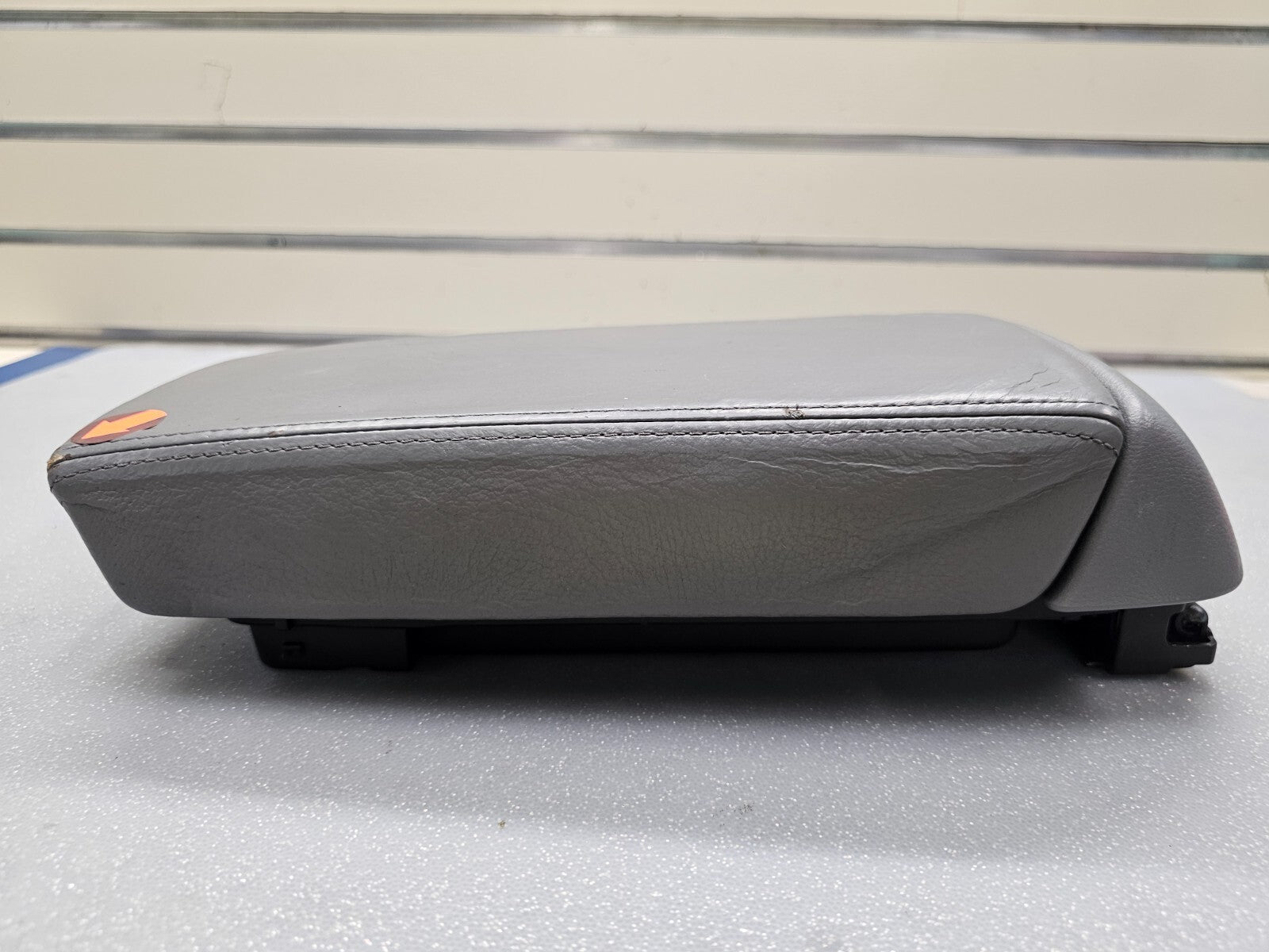 03-07 Honda ACCORD Acura TSX Center Console Armrest Storage Lid Leather Gray L22