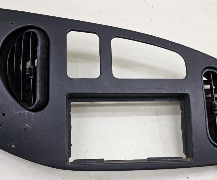🔥97-03 Ford E-150 Econoline Dash Instrument Cluster Bezel Climate Radio Black
