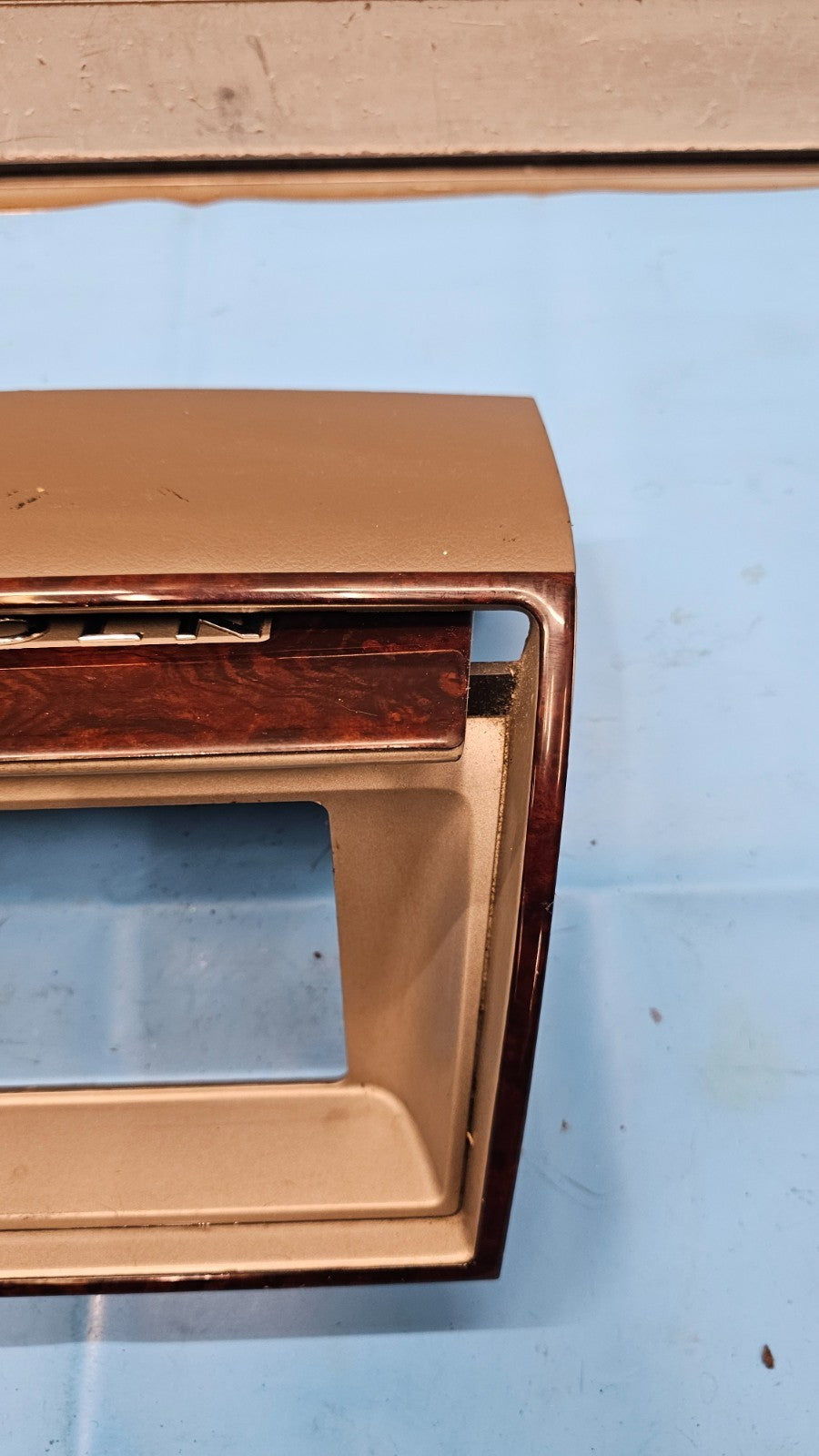 🔥03-05 Lincoln Aviator Radio Navigation Door Dash Trim Bezel Panel Wood B79