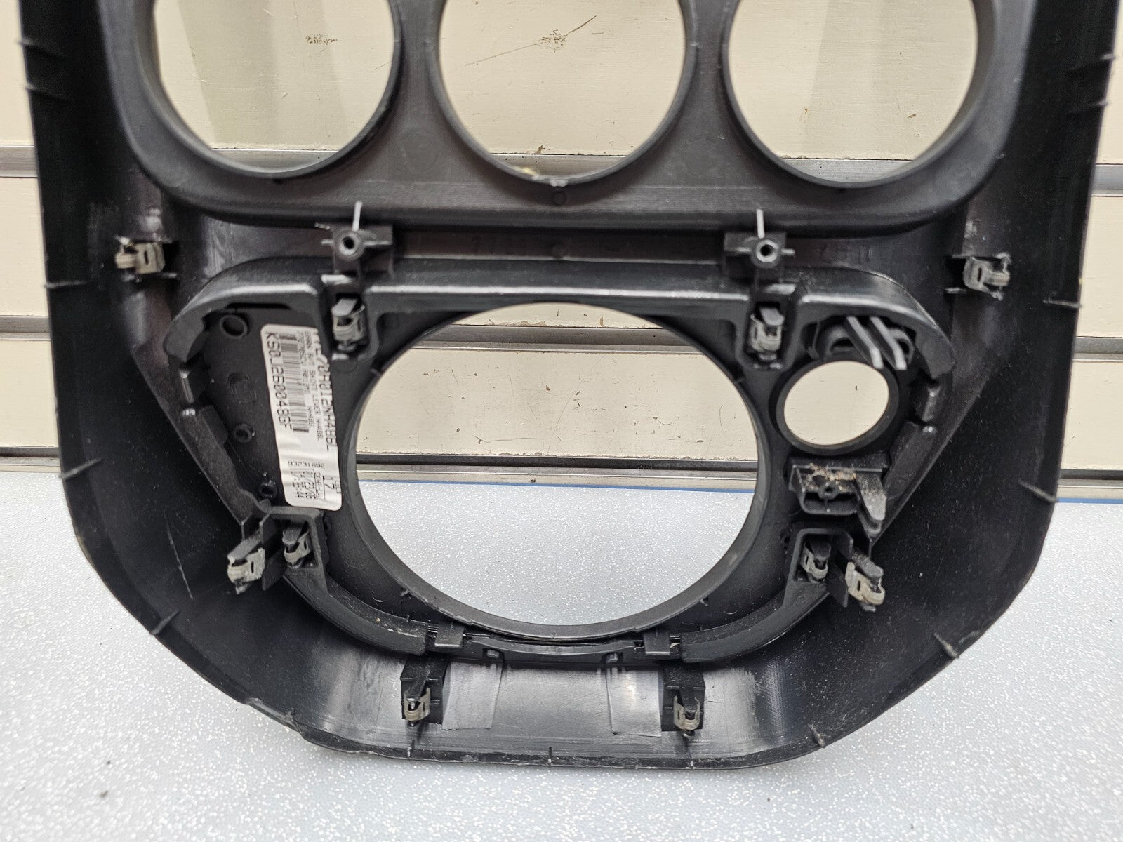 🔥03-06 Element Front Center Dash FM Radio Bezel Trim Panel Climate Silver/Black