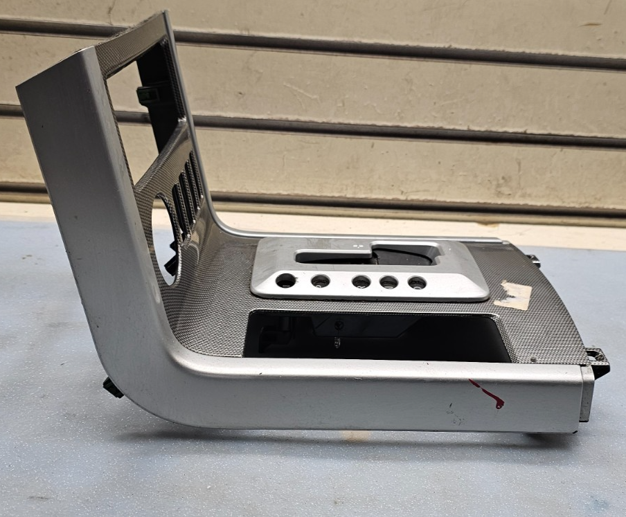 🔥05-12 NISSAN PATHFINDER CENTER CONSOLE SHIFTER SHIFT STORAGE BEZEL TRIM SILVER