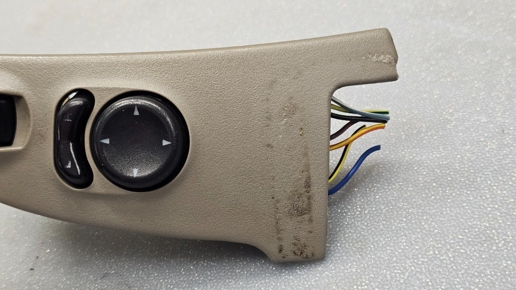 🔥02-07 JEEP LIBERTY LEFT DRIVER MASTER LOCK MIRROR SWITCH TRIM BEZEL OEM TAN