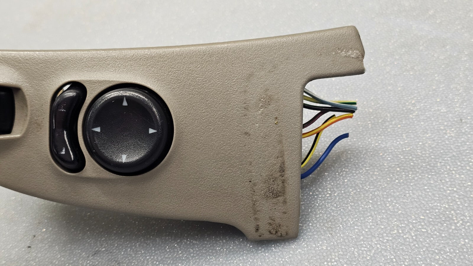 🔥02-07 JEEP LIBERTY LEFT DRIVER MASTER LOCK MIRROR SWITCH TRIM BEZEL OEM TAN
