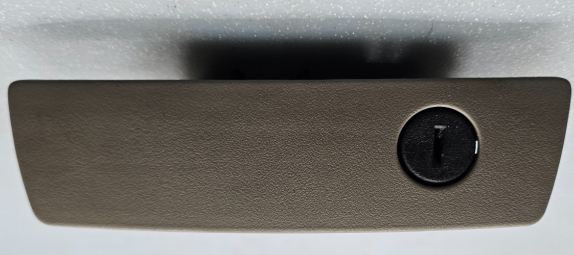 🔥07-10 Jeep Wrangler Mopar Glove Box Latch Compartment Door Handle TAN OEM