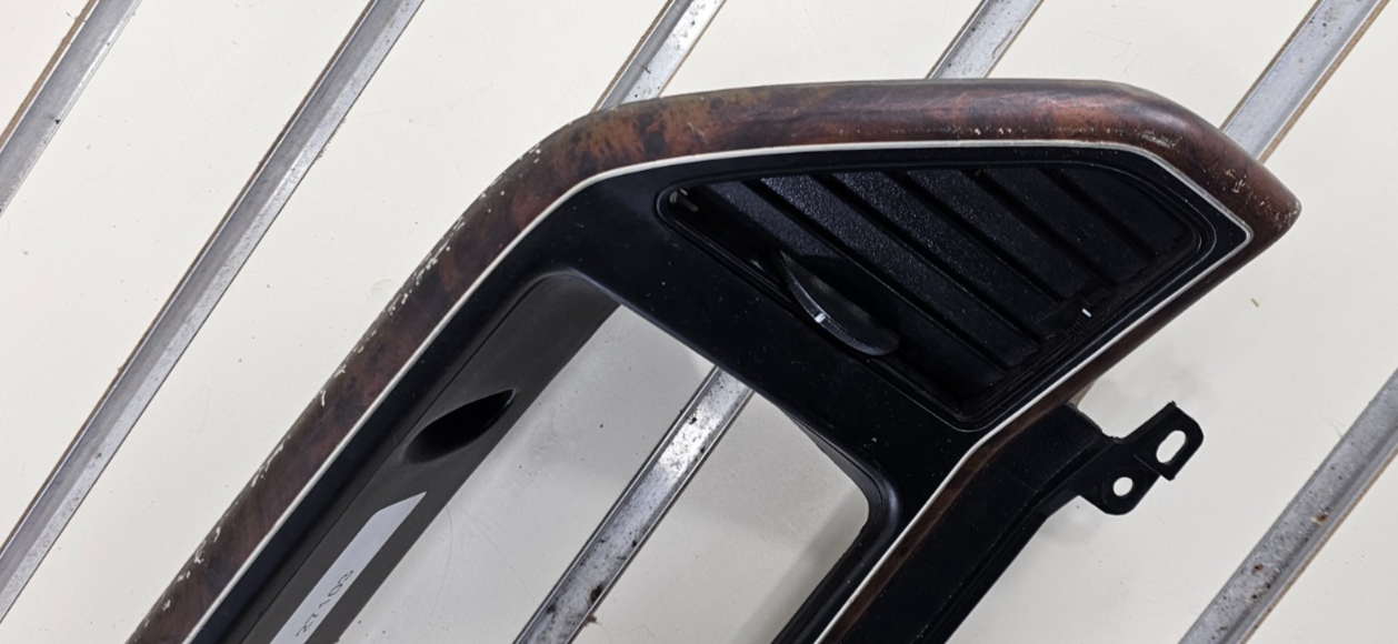 🔥87-91 Ford F150 F250 BRONCO Dash Instrument CLUSTER Bezel Speedometer Wood