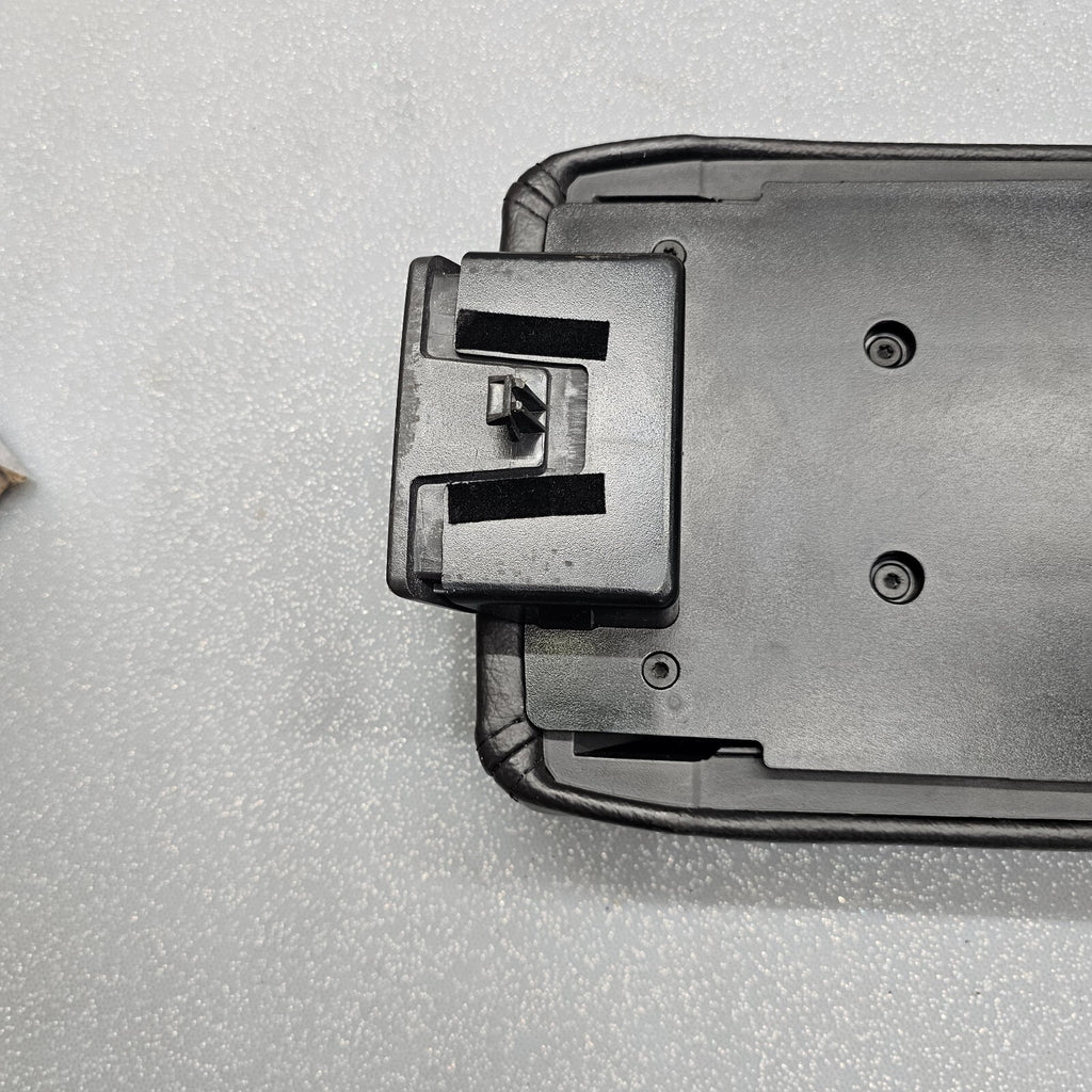 🔥07-09 LINCOLN MKZ FRONT CENTER CONSOLE ARMREST LID TOP PAD COVER BLACK LEATHER