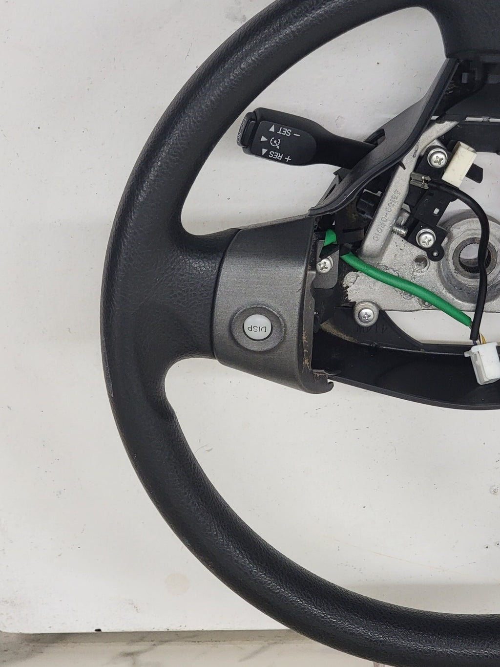 🔥06-12 TOYOTA RAV4 LEFT DRIVER STEERING COLUMN WHEEL COVER LEATHER BLACK OEM