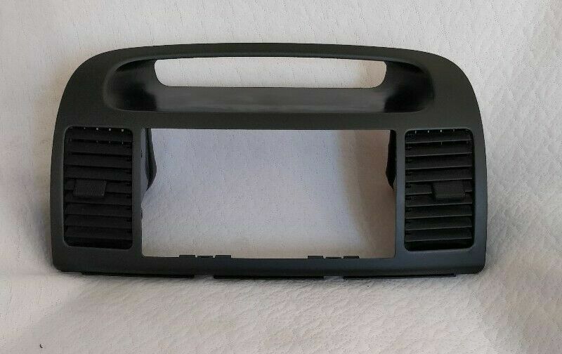 🔥02-06 Toyota CAMRY Dash RADIO BEZEL Center Air Vents CLOCK Trim BLACK B25