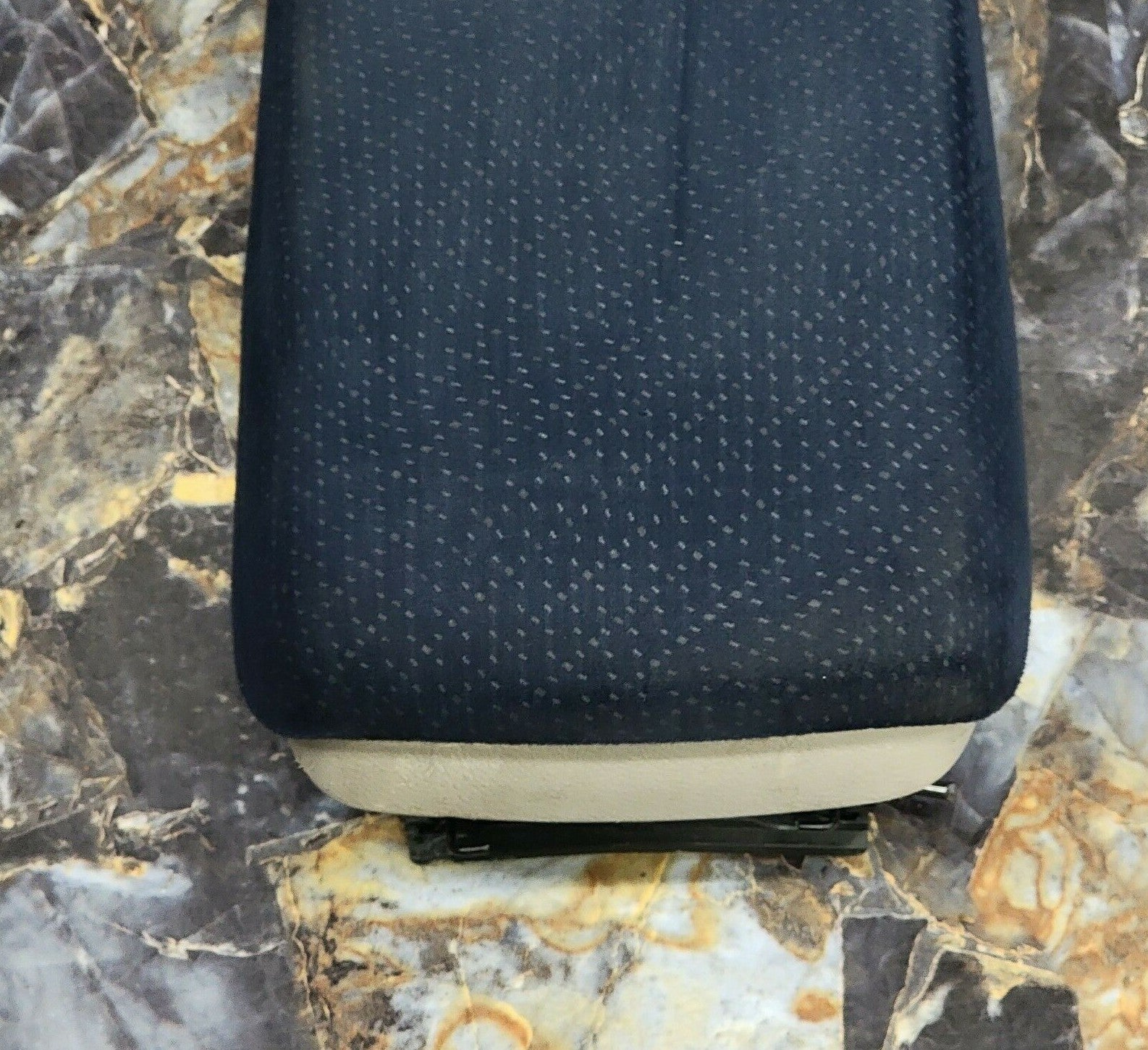 🔥06-11 Honda CIVIC Center Console SLIDING Armrest Lid Arm Rest w/ Dots BLUE Tan