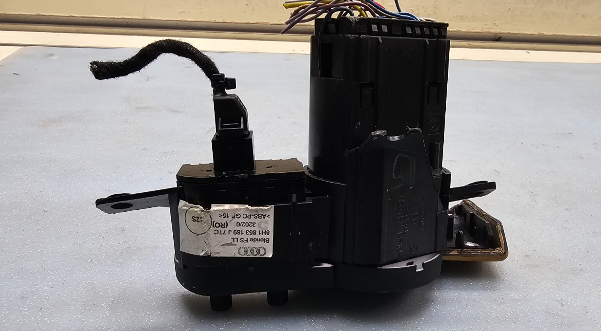 🔥02-09 Audi A4 A4 QUATRO S4 Headlight Control Switch W/ Trim OEM WOOD BLACK
