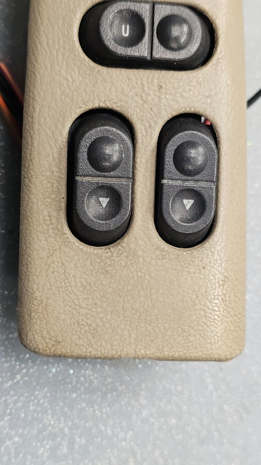 🔥03-08 Ford E150 E250 E350 Left Driver Door Mirror Window Power Lock Switch Tan