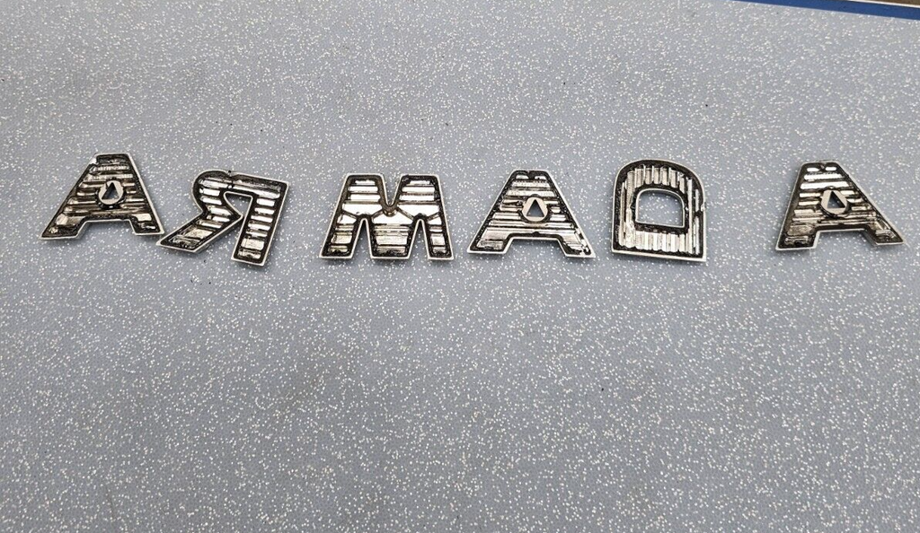 05-15 Nissan Armada V8 Rear Emblem Letters Badge Decal Logo Hatch Gate Door OEM