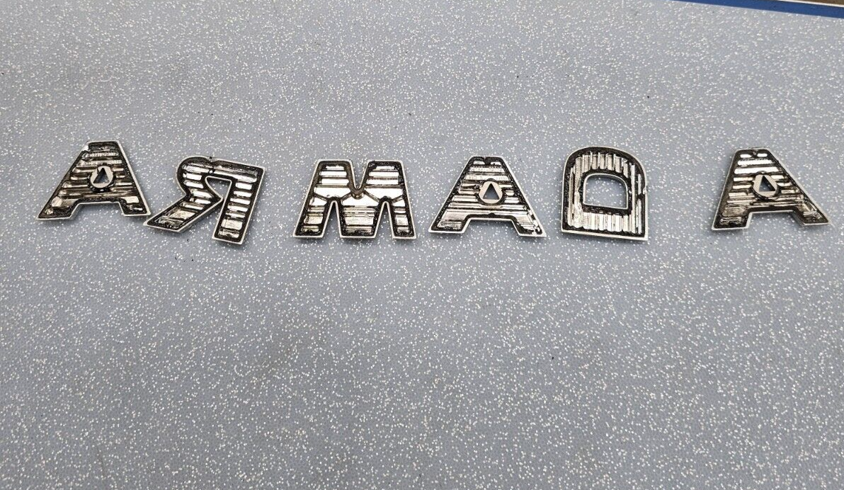 05-15 Nissan Armada V8 Rear Emblem Letters Badge Decal Logo Hatch Gate Door OEM
