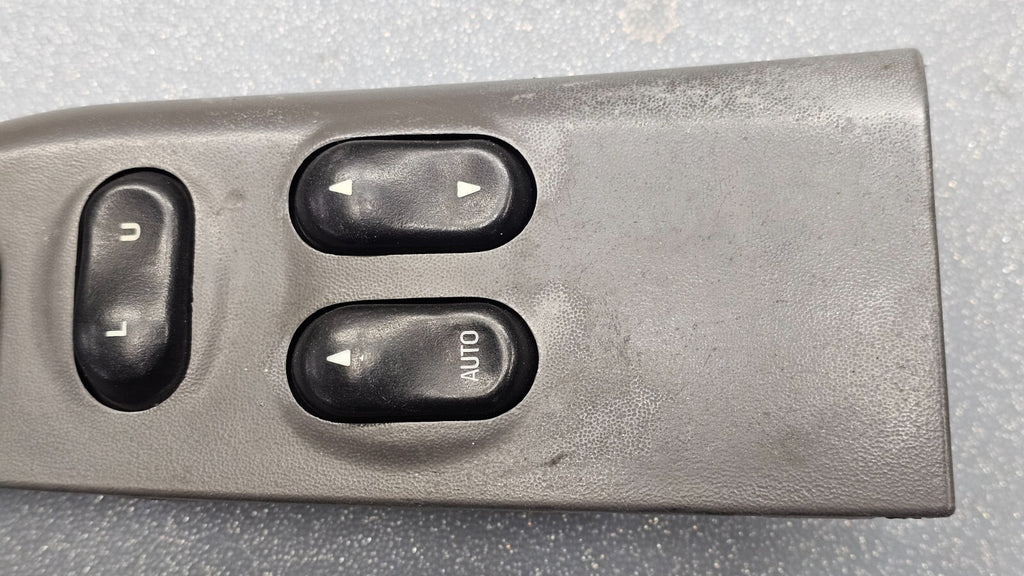 🔥99-02 FORD F150 FRONT LEFT DRIVER MASTER POWER WINDOW SWITCH ASSEMBLY DK GRAY