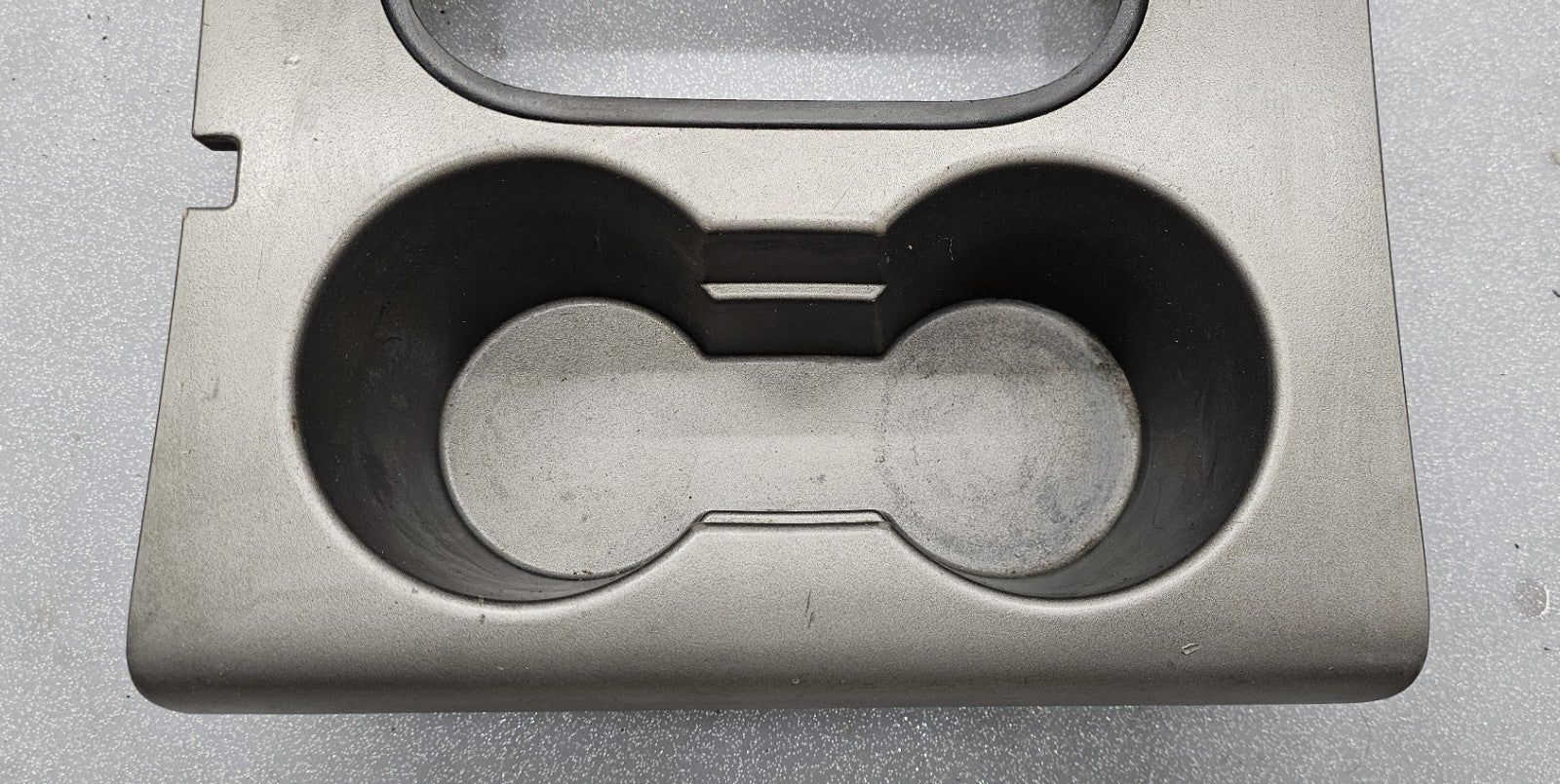🔥04-08 Ford F150 Center Floor Console Shifter Shift Bezel Cup Holder Gray OEM
